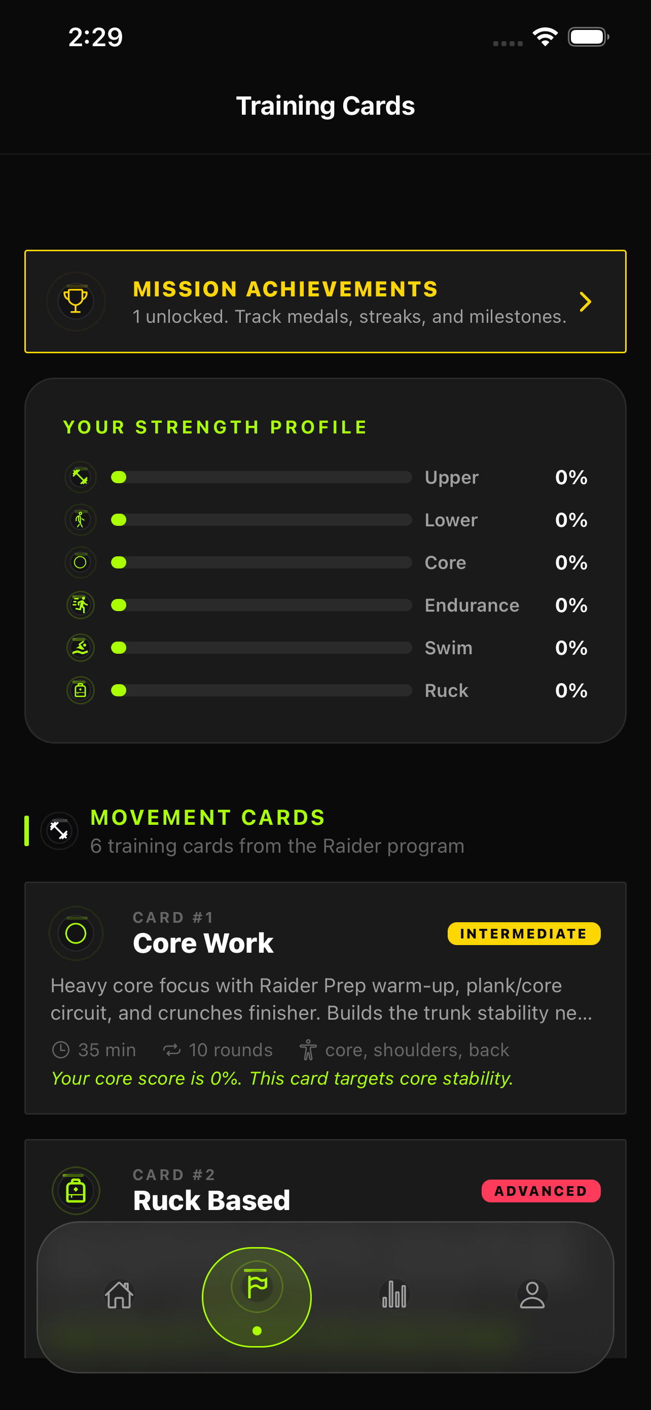Training content is one tap away.